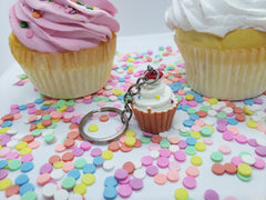 Cupcake keychains