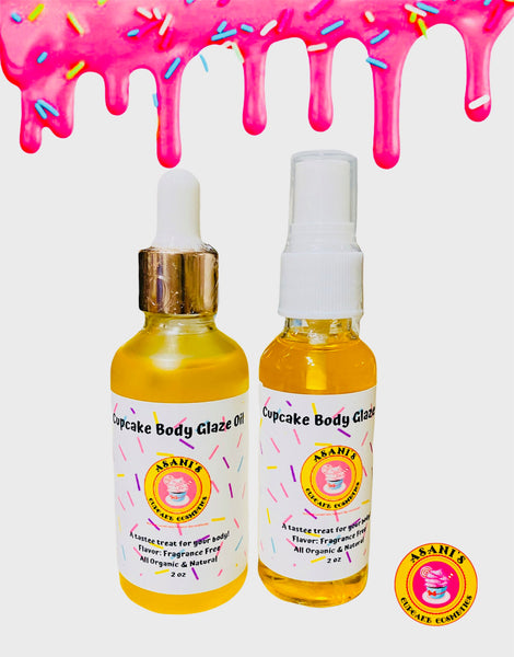 Fragrance Free Body Glaze Oil Spray Bottle